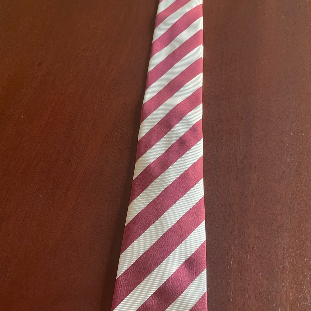 Hugo boss silk stripe tie